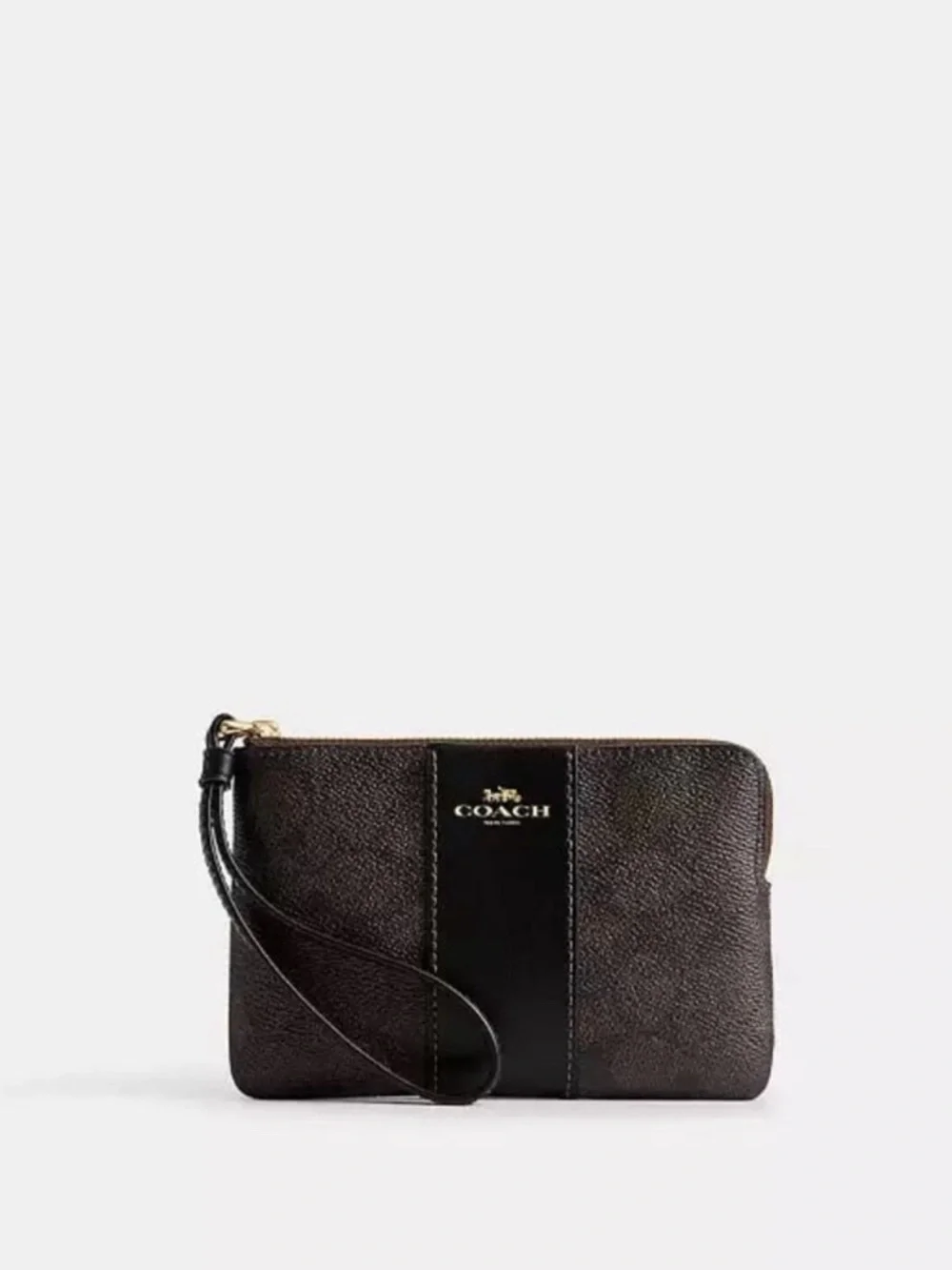 Coach Signature Canvas Wristlet